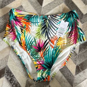 High waist bikini bottom